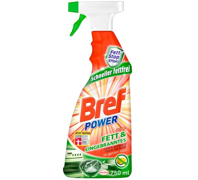 Dung dịch vệ sinh nhà bếp đa năng Bref Power Fett  Eingebranntes